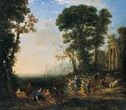 Claude Lorrain Coast Scene with Europa and the Bull oil painting on canvas